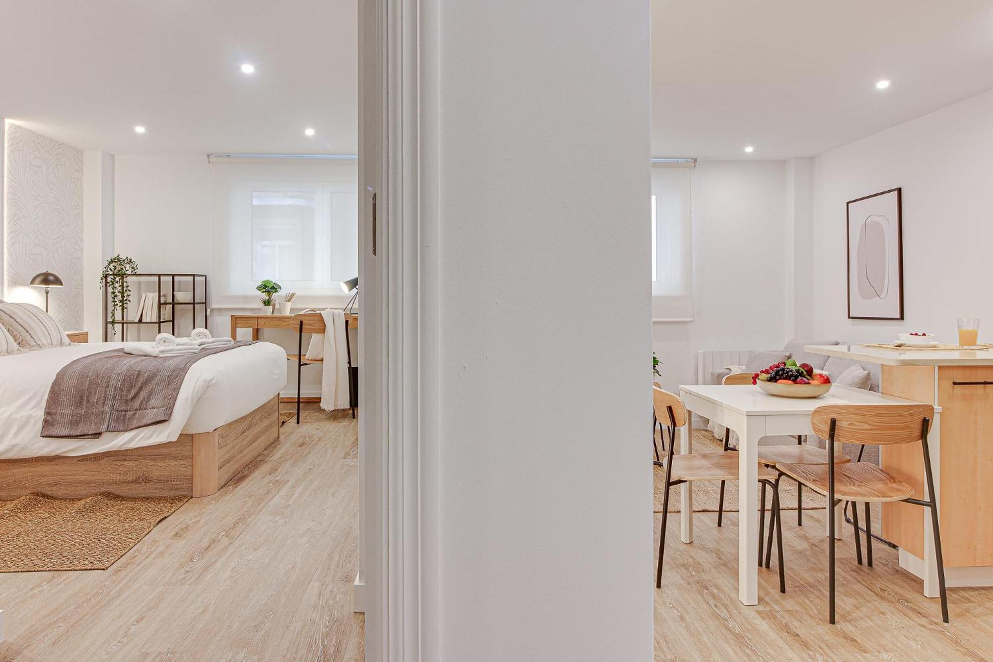 Diseno A Coruna Con Garaje Gratis By Theblueapartments Com Dış mekan fotoğraf