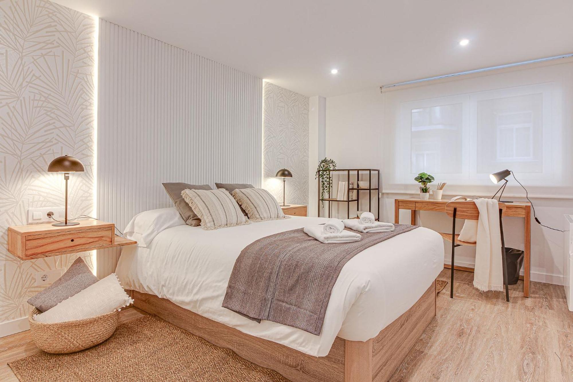 Diseno A Coruna Con Garaje Gratis By Theblueapartments Com Dış mekan fotoğraf